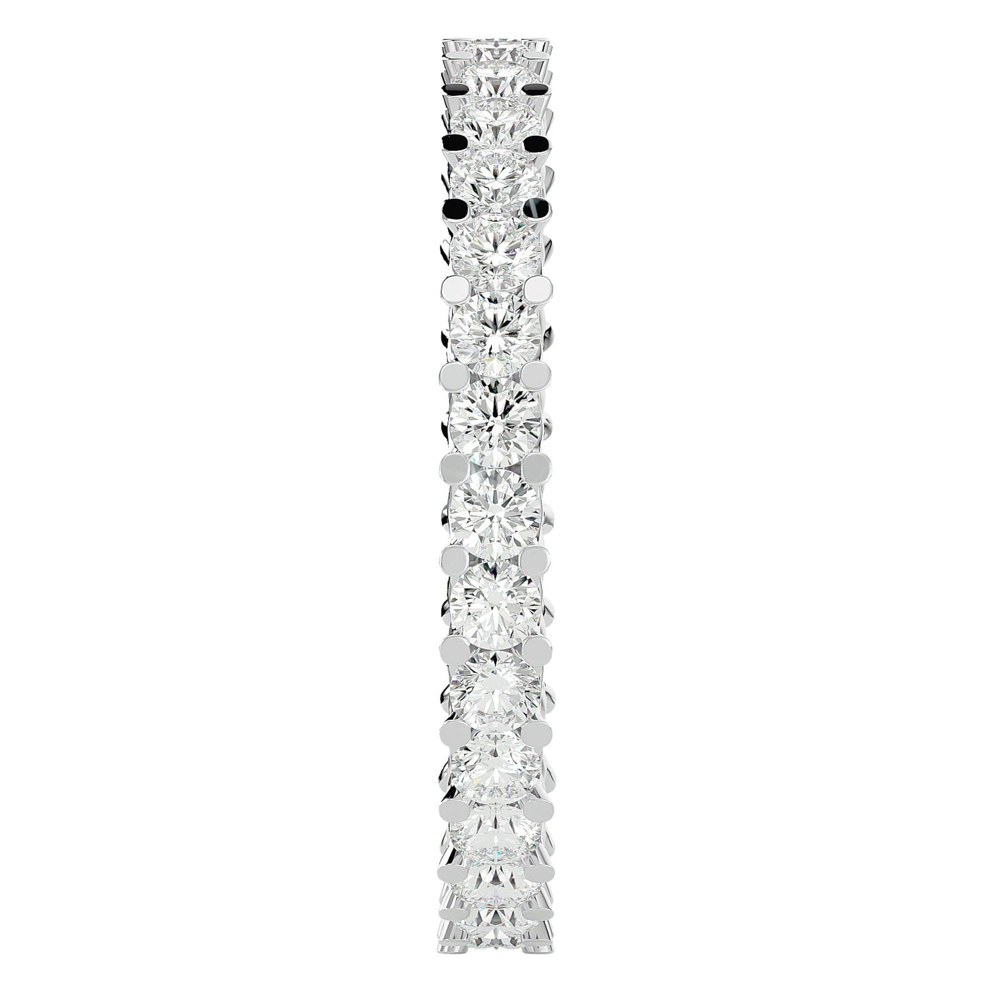 Inel Eternity din Aur 14k cu Diamante Naturale de 1.20 ct din 14k Aur Alb - Castelo.ro