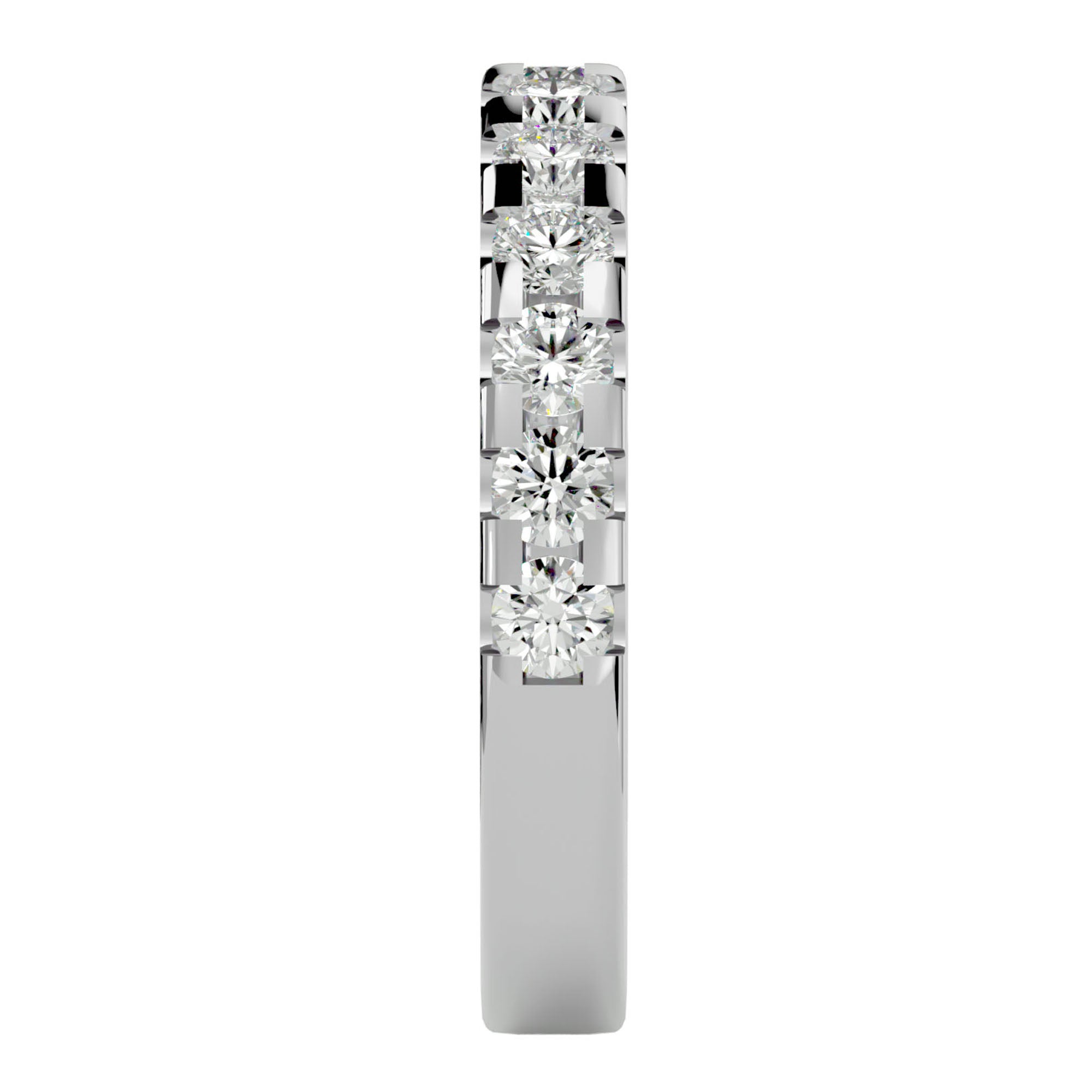 Inel Eternity din Aur 14k Cu Diamante Create în Laborator De 0.99 ct din 14k Aur Alb - Castelo.ro