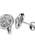 Cercei Halo Distins Cu Moissanite de 1.97 ct din - Castelo.ro