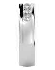 Verighetă cu Bandă De Diamante Create în Laborator de 1.03 ct din Platina - Castelo.ro