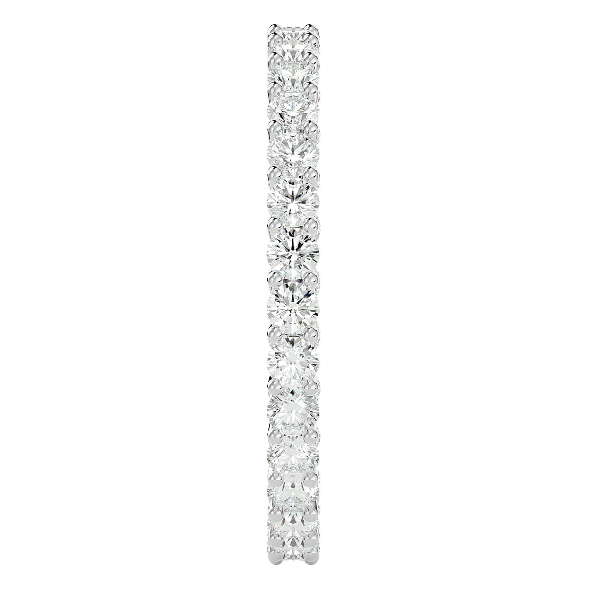 Inel Eternity Grandeur din Aur 14k cu Diamante Create în Laborator de 1.04 ct din 14k Aur Alb - Castelo.ro