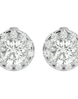 Cercei din Aur 14k Cu Diamante Create în Laborator Stud de 1.06 ct din 14k Aur Alb - Castelo.ro