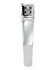 Inel Radiant cu Diamante Naturale de 0.51 ct din Platina - Castelo.ro