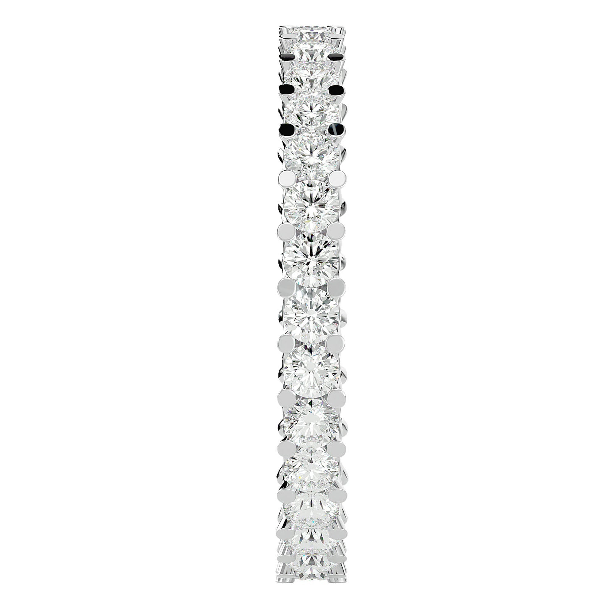 Inel Eternity din Aur 14k cu Diamante Create în Laborator de 1.12 ct din 14k Aur Alb - Castelo.ro