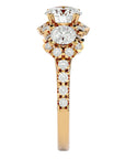 Inel de Logodnă Imperial din Aur 14k cu Diamante Create în Laborator de 2.04 ct din 14k Aur Galben - Castelo.ro