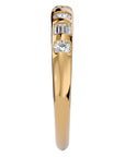 Inel Bagheta Eternity din Aur 14k cu Diamante Naturale de 0.56 ct din 14k Aur Galben - Castelo.ro