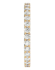 Inel Eternity cu Moissanite de 0.90 ct din 18k Aur Galben - Castelo.ro