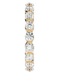 Inel Eternity din Aur 14k cu Diamante Naturale de 2.01 ct din 14k Aur Galben - Castelo.ro