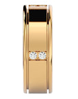 Verighetă Forte cu Diamante Naturale de 0.28 ct din 18k Aur Galben - Castelo.ro