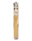 Inel Eternity din Aur 14k Cu Diamante Naturale de 0.40 ct din 14k Aur Galben - Castelo.ro
