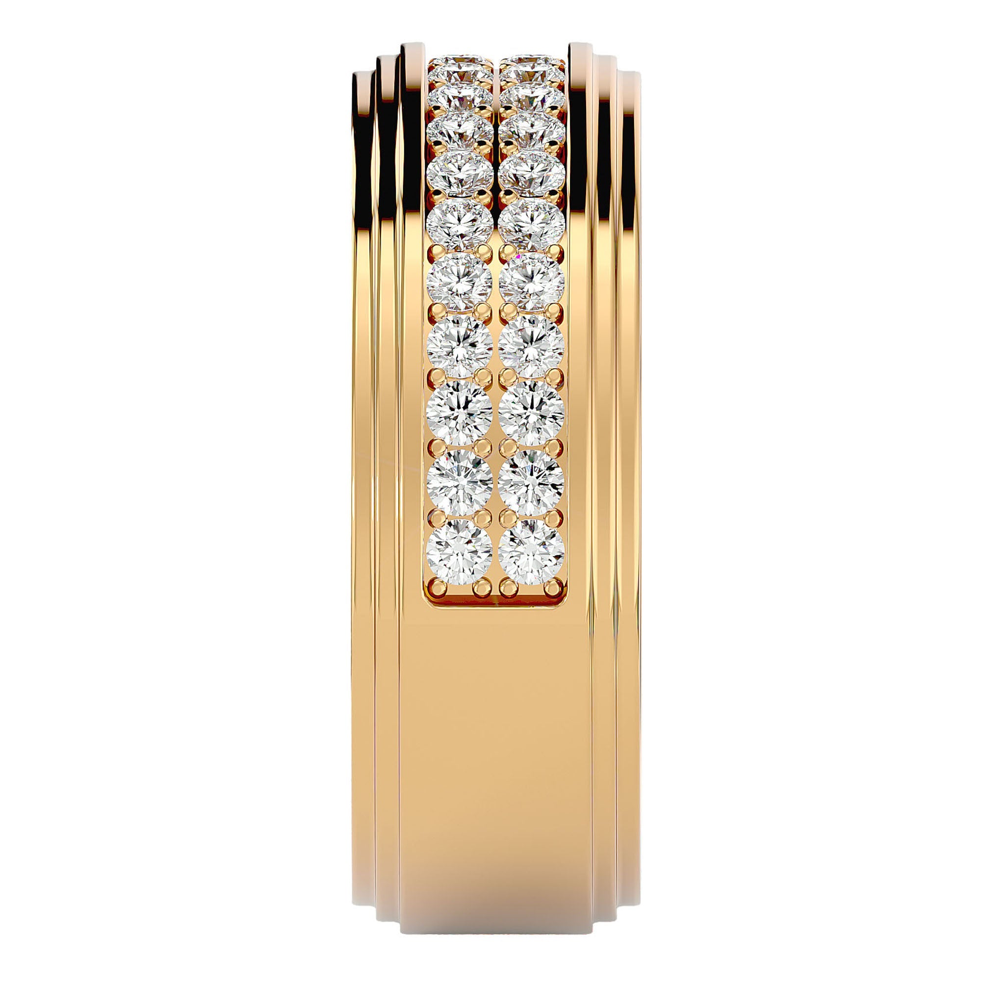 Inel Eternity Sofia cu Diamante Naturale de 1.03 ct din 18k Aur Galben - Castelo.ro