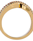 Inel Nobil cu Diadema de Diamante Naturale de 1.26 ct din 18k Aur Galben - Castelo.ro