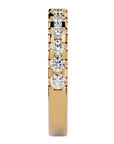 Inel Eternity Cu Diamante Naturale De 0.99 ct din 18k Aur Galben - Castelo.ro