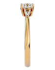 Inel de Logodnă Solitaire cu Moissanite de 0.69 ct din 18k Aur Galben - Castelo.ro