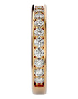 Verighetă din Aur 14k cu Diamante Naturale Eternity de 1.12 ct din 14k Aur Galben - Castelo.ro