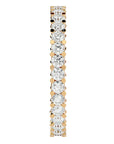 Inel Eternity cu Diamante Naturale de 1.12 ct din 18k Aur Galben - Castelo.ro