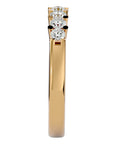 Inel Eternity din Aur 14k Cu 7 Diamante Naturale de 0.53 ct din 14k Aur Galben - Castelo.ro