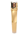 Inel Radiant cu Diamante Naturale de 0.51 ct din 18k Aur Galben - Castelo.ro