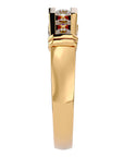 Inel Radiant cu Diamante Naturale de 0.51 ct din 18k Aur Galben - Castelo.ro