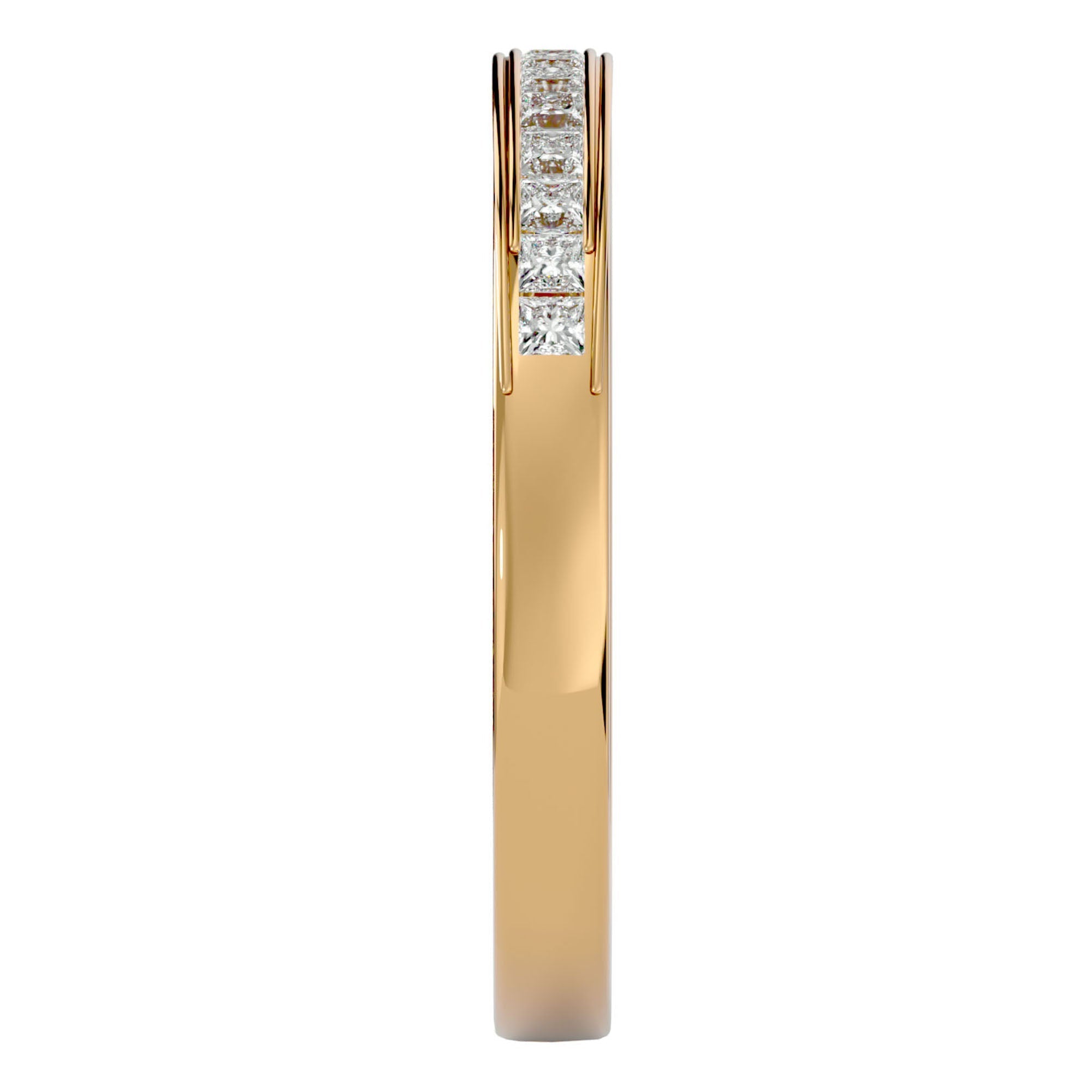 Verighetă cu Diamante Create în Laborator Eternity de 1.07 ct din 18k Aur Galben - Castelo.ro