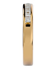 Verighetă cu Moissanite Eternity de 0.55 ct din 18k Aur Galben - Castelo.ro