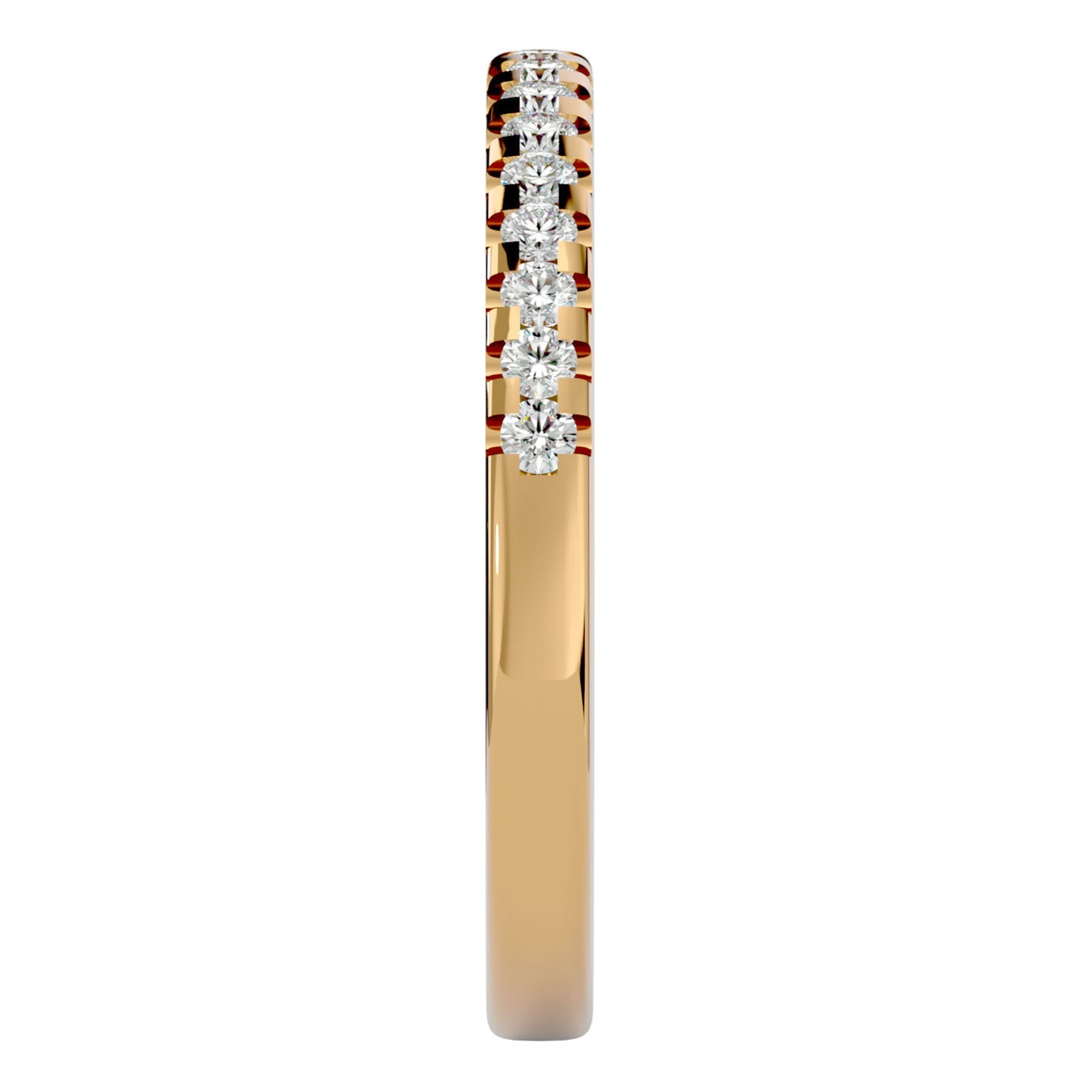 Inel Eternity din Aur 14k Cu Diamante Create în Laborator de 0.25 ct din 14k Aur Galben - Castelo.ro