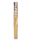 Inel Eternity din Aur 14k Cu Diamante Create în Laborator de 0.25 ct din 14k Aur Galben - Castelo.ro