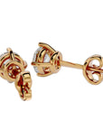 Cercei Stud Cu Diamante Naturale Tăietură Rotundă Briliantă de 1.05 ct din 18k Aur Galben - Castelo.ro