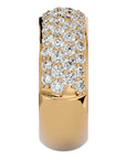 Inel Nupțial Pavé cu Diamante Naturale de 1.87 ct din 18k Aur Galben - Castelo.ro