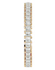 Inel Eternal cu Moissanite de 1.11 ct din 18k Aur Galben - Castelo.ro