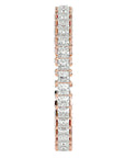 Inel Eternal cu Moissanite de 1.11 ct din 18k Aur Roz - Castelo.ro