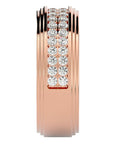 Inel Eternity Sofia cu Diamante Naturale de 1.03 ct din 18k Aur Roz - Castelo.ro