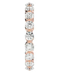 Inel Eternity din Aur 14k cu Diamante Naturale de 2.01 ct din 14k Aur Roz - Castelo.ro