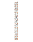Inel Eternity Grandeur cu Diamante Naturale de 1.04 ct din 18k Aur Roz - Castelo.ro