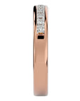 Verighetă din Aur 14k cu Diamante Naturale Eternity de 0.55 ct din 14k Aur Roz - Castelo.ro