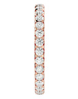 Inel Eternity cu Diamante Naturale de 1.04 ct din 18k Aur Roz - Castelo.ro
