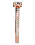 Inel de Logodnă Bastille din Aur 14k cu Diamante Create în Laborator de 1.27 ct din 14k Aur Roz - Castelo.ro