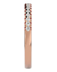 Inel Eternity din Aur 14k Cu Diamante Create în Laborator de 0.25 ct din 14k Aur Roz - Castelo.ro
