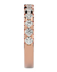 Inel Eternity Cu Diamante Naturale De 0.99 ct din 18k Aur Roz - Castelo.ro