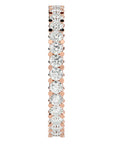 Inel Eternity cu Diamante Naturale de 1.20 ct din 18k Aur Roz - Castelo.ro