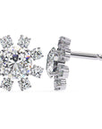 Cercei Stud Ice Queen cu Diamante Create în Laborator de 1.22 ct din - Castelo.ro