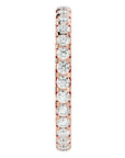Inel Eternity din Aur 14k cu Diamante Create în Laborator de 1.04 ct din 14k Aur Roz - Castelo.ro