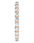 Inel Eternity din Aur 14k cu Diamante Naturale de 1.09 ct din 14k Aur Roz - Castelo.ro