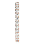 Inel Eternity cu Diamante Naturale de 0.90 ct din 18k Aur Roz - Castelo.ro