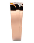 Verighetă Prestigiu din Aur 14k cu Diamante Naturale de 0.36 ct din 14k Aur Roz - Castelo.ro