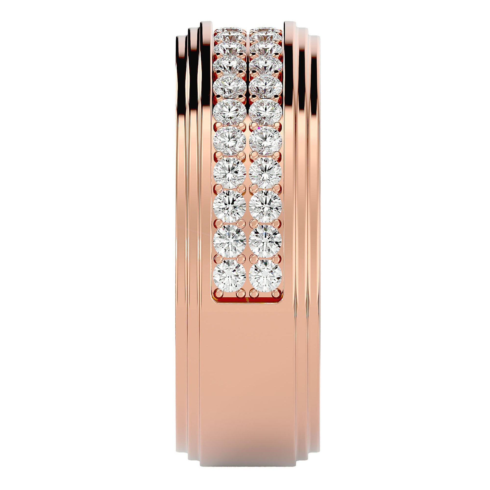 Inel Eternity Sofia din Aur 14k cu Diamante Create în Laborator de 1.03 ct din 14k Aur Roz - Castelo.ro