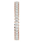 Inel Eternal din Aur 14k cu Diamante Create în Laborator de 1.11 ct din 14k Aur Roz - Castelo.ro