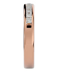 Verighetă cu Diamante Create în Laborator Eternity de 0.55 ct din 18k Aur Roz - Castelo.ro