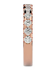 Inel Eternity Cu Diamante Create în Laborator De 0.99 ct din 18k Aur Roz - Castelo.ro