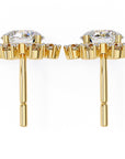 Cercei Stud Ice Queen cu Diamante Create în Laborator de 1.22 ct din 18K Aur Galben - Castelo.ro